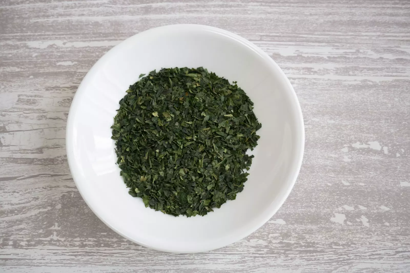 Le thé tencha une fois son processus de transformation terminé