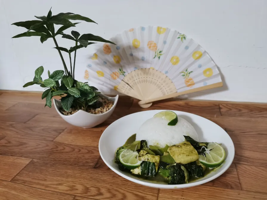 Curry vert au thé matcha
