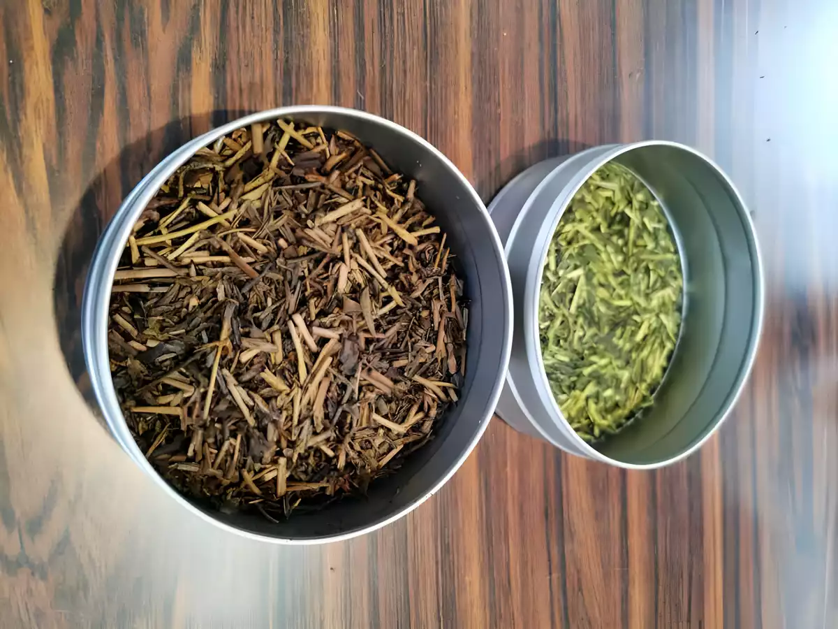 Le hojicha est né de la torréfaction du thé vert